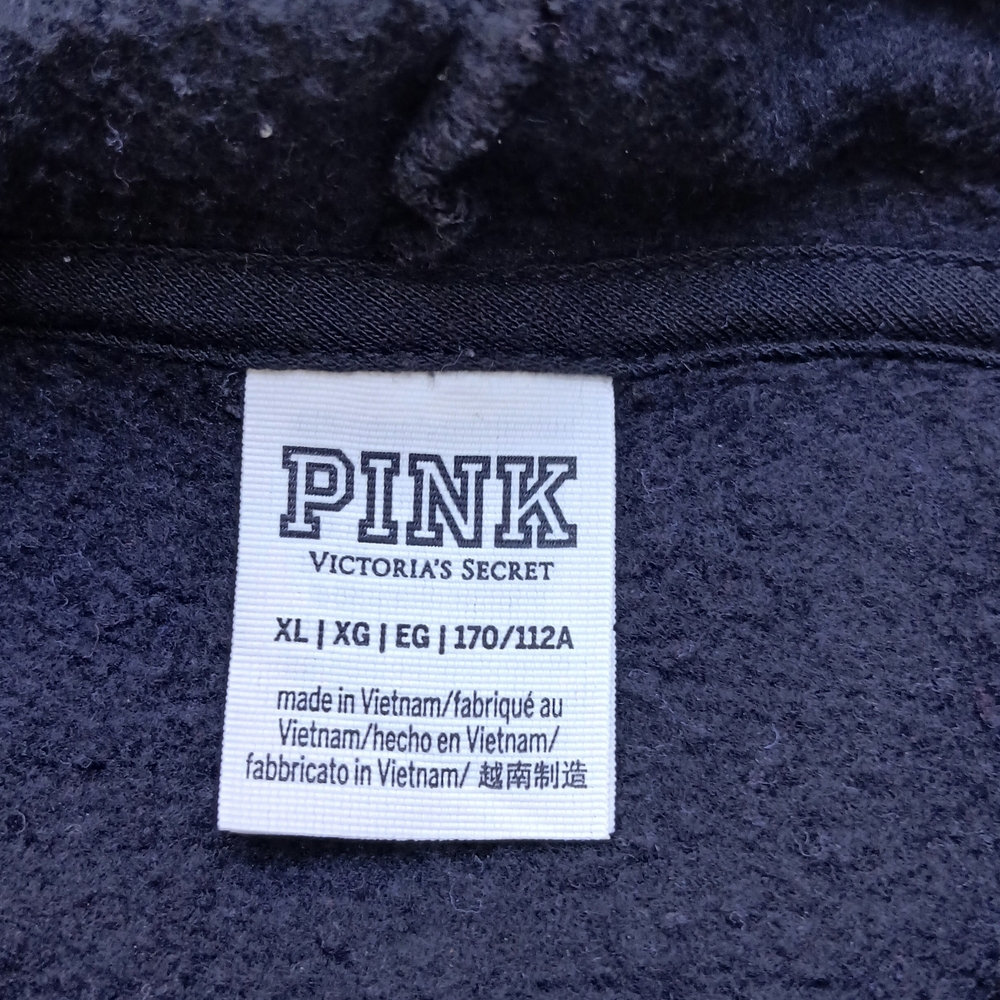 PINK Victoria's Secret Black Hoodie - Picture 2 of 2